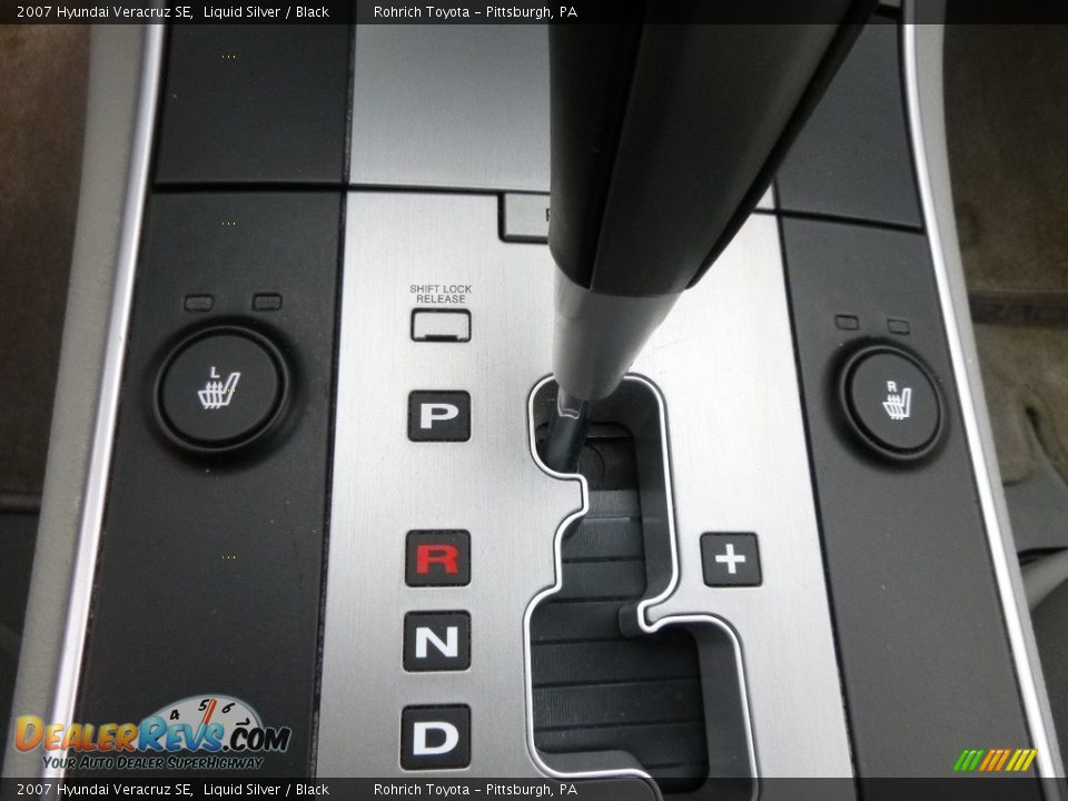 2007 Hyundai Veracruz SE Liquid Silver / Black Photo #24
