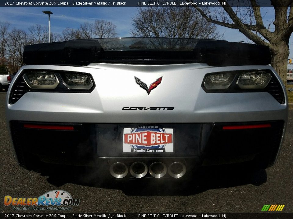 2017 Chevrolet Corvette Z06 Coupe Blade Silver Metallic / Jet Black Photo #5