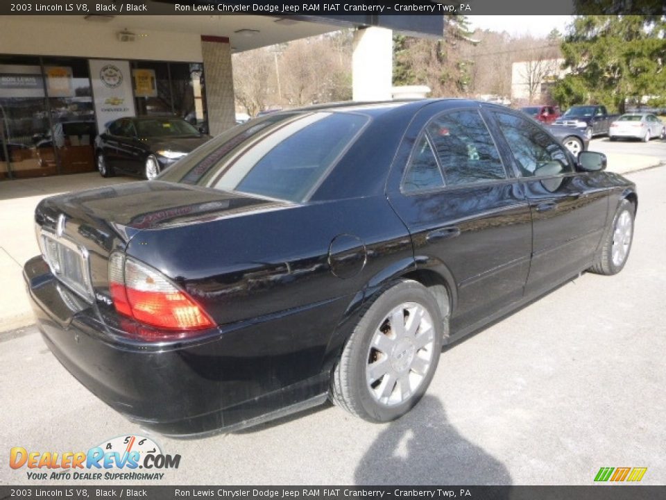 2003 Lincoln LS V8 Black / Black Photo #2