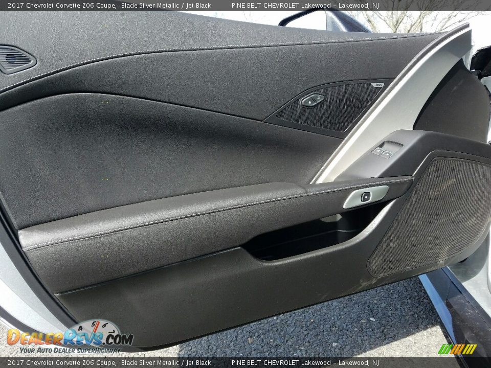 2017 Chevrolet Corvette Z06 Coupe Blade Silver Metallic / Jet Black Photo #6