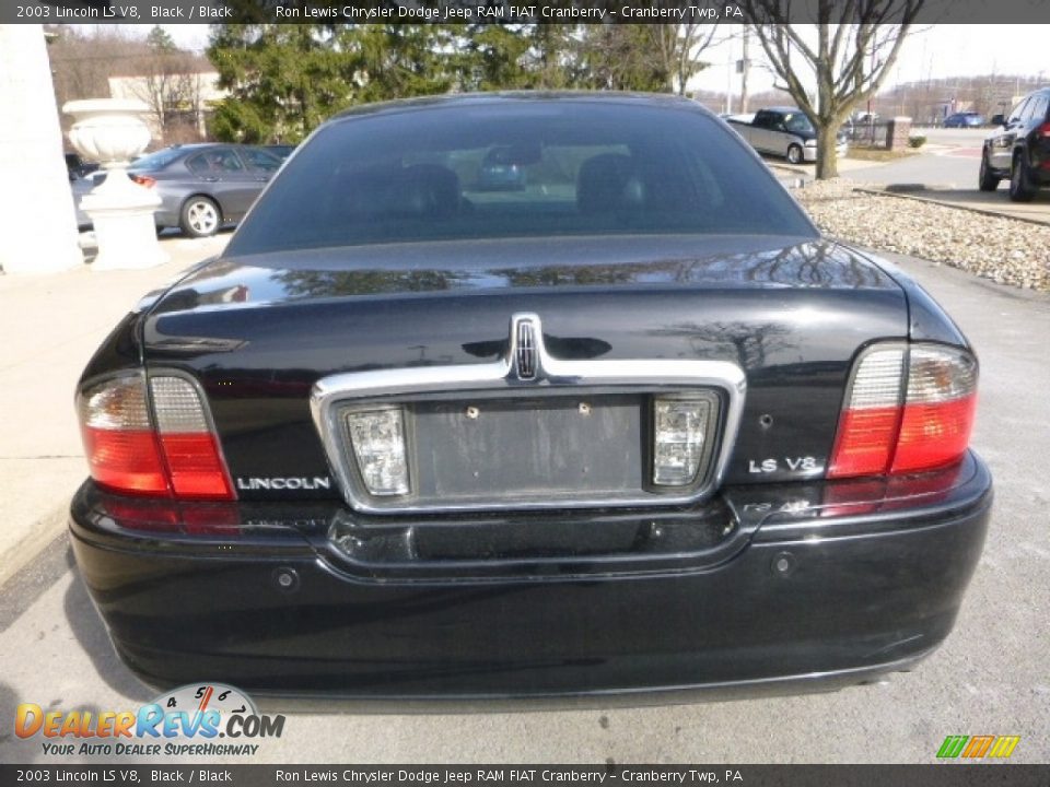 2003 Lincoln LS V8 Black / Black Photo #8