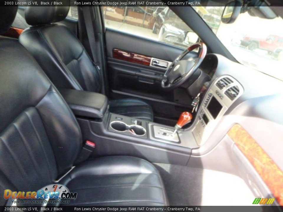 2003 Lincoln LS V8 Black / Black Photo #10