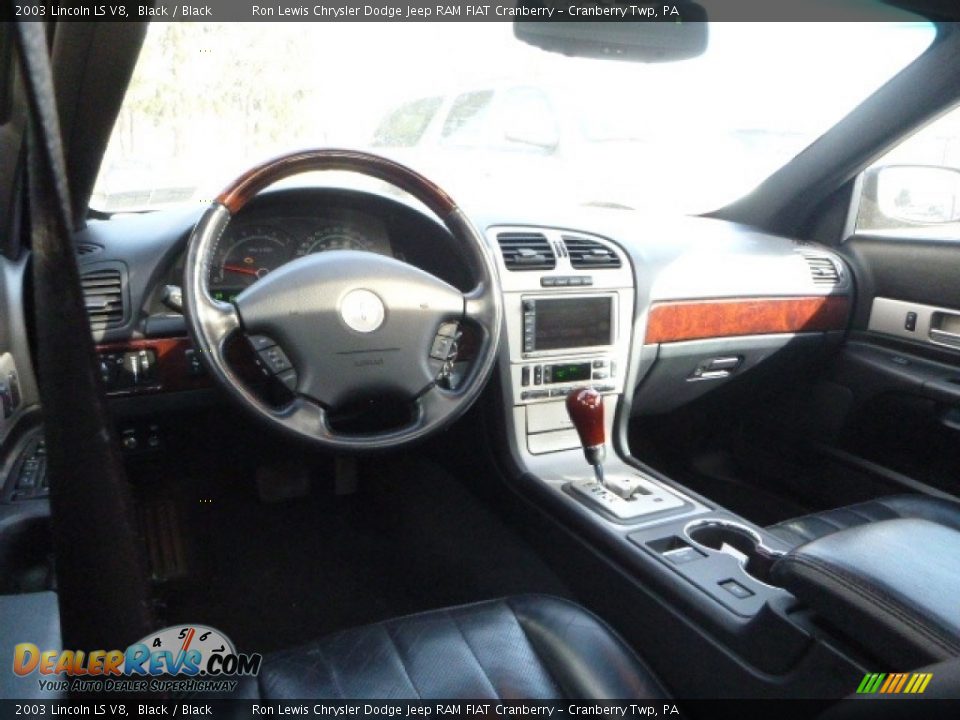 2003 Lincoln LS V8 Black / Black Photo #13