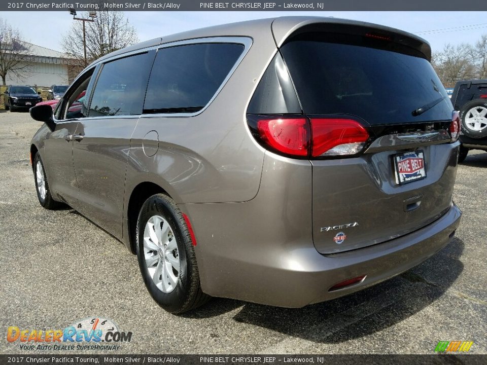 2017 Chrysler Pacifica Touring Molten Silver / Black/Alloy Photo #4
