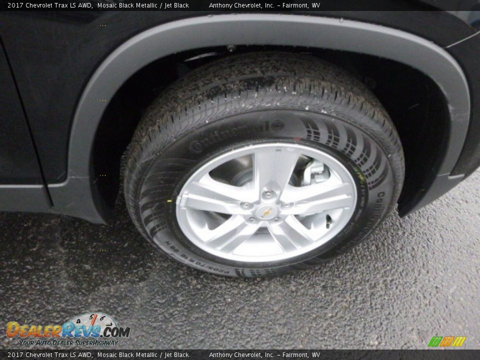 2017 Chevrolet Trax LS AWD Mosaic Black Metallic / Jet Black Photo #2