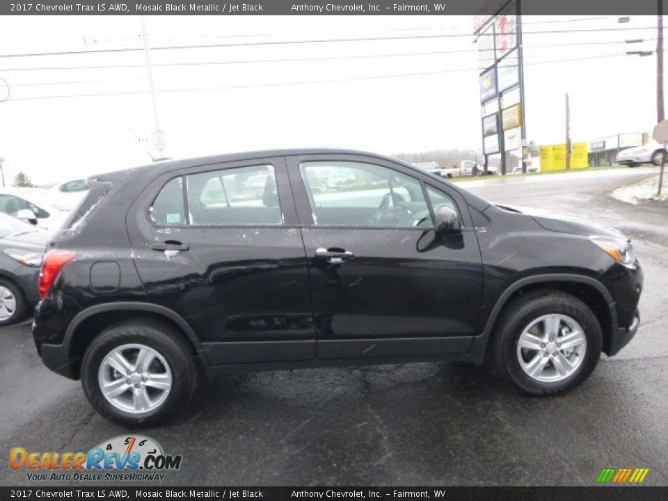 2017 Chevrolet Trax LS AWD Mosaic Black Metallic / Jet Black Photo #3