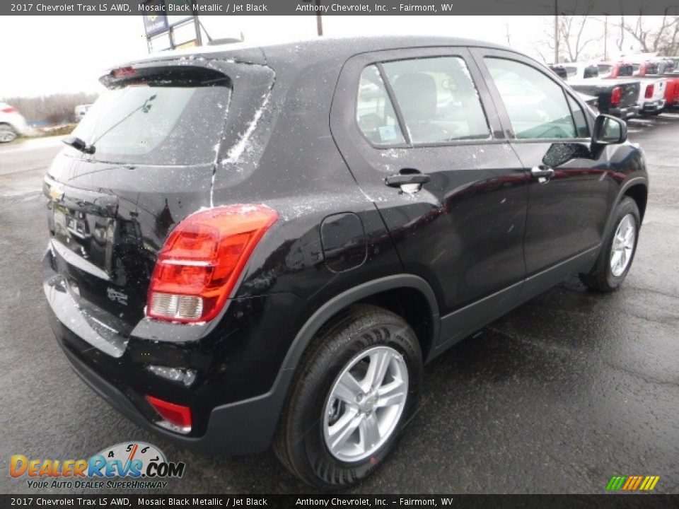 2017 Chevrolet Trax LS AWD Mosaic Black Metallic / Jet Black Photo #4