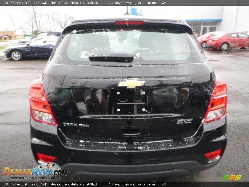 2017 Chevrolet Trax LS AWD Mosaic Black Metallic / Jet Black Photo #5