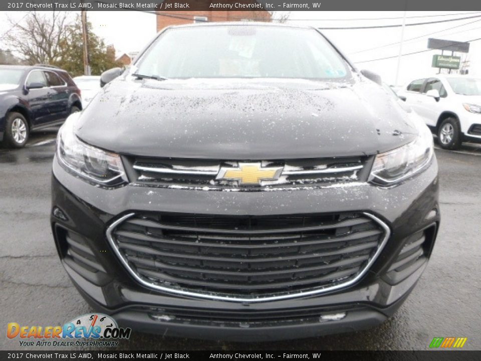 2017 Chevrolet Trax LS AWD Mosaic Black Metallic / Jet Black Photo #9