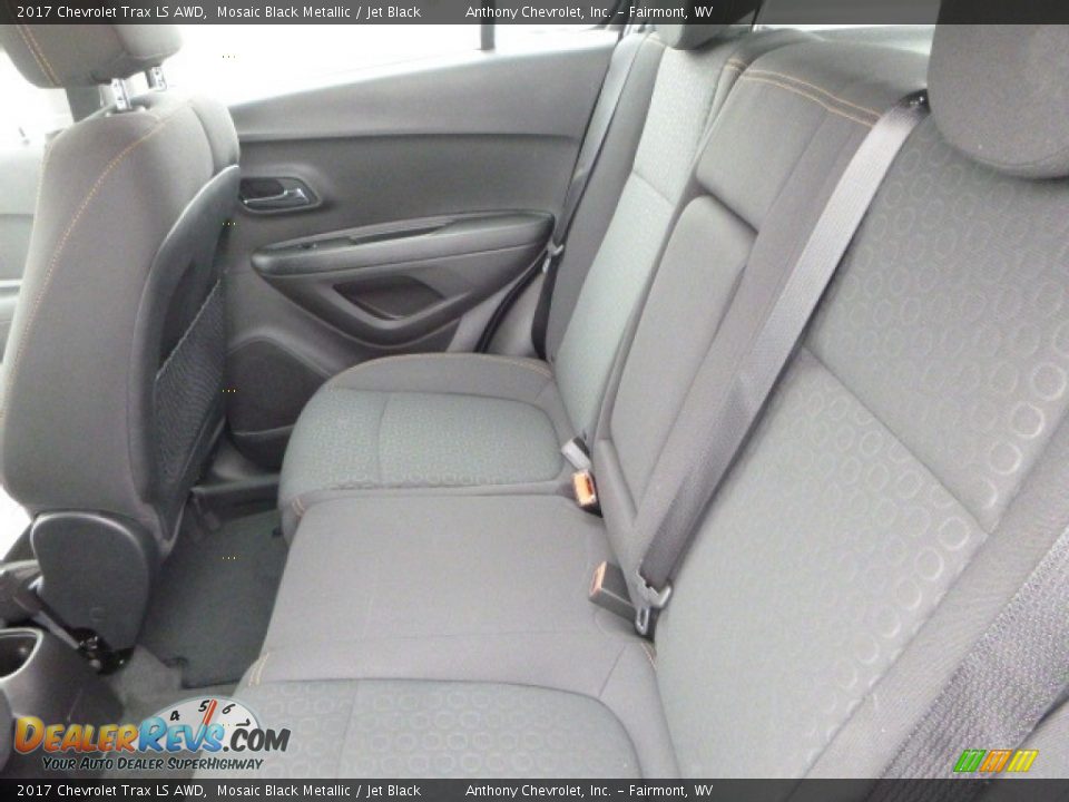 2017 Chevrolet Trax LS AWD Mosaic Black Metallic / Jet Black Photo #10