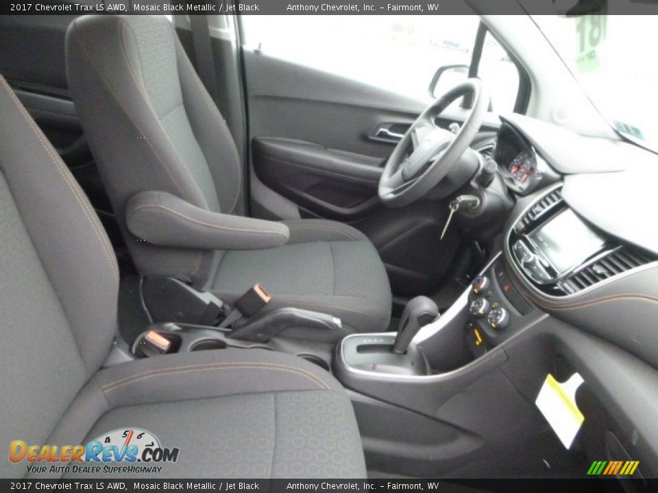 2017 Chevrolet Trax LS AWD Mosaic Black Metallic / Jet Black Photo #11