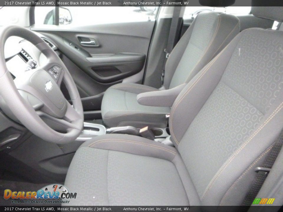 2017 Chevrolet Trax LS AWD Mosaic Black Metallic / Jet Black Photo #13