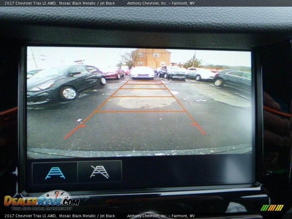 2017 Chevrolet Trax LS AWD Mosaic Black Metallic / Jet Black Photo #17