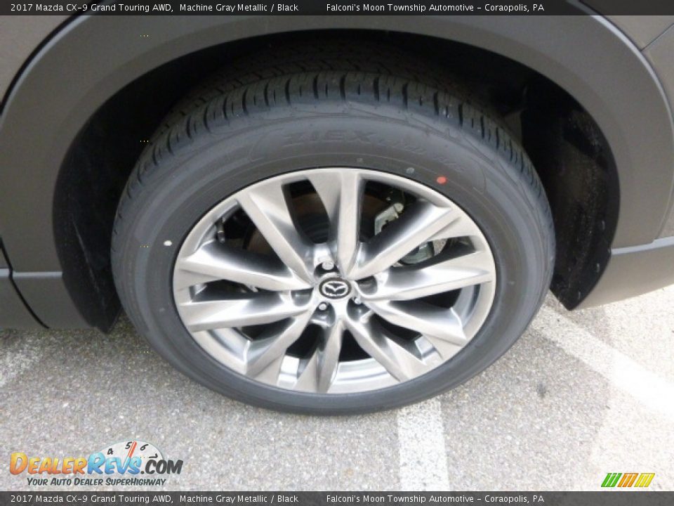 2017 Mazda CX-9 Grand Touring AWD Machine Gray Metallic / Black Photo #7