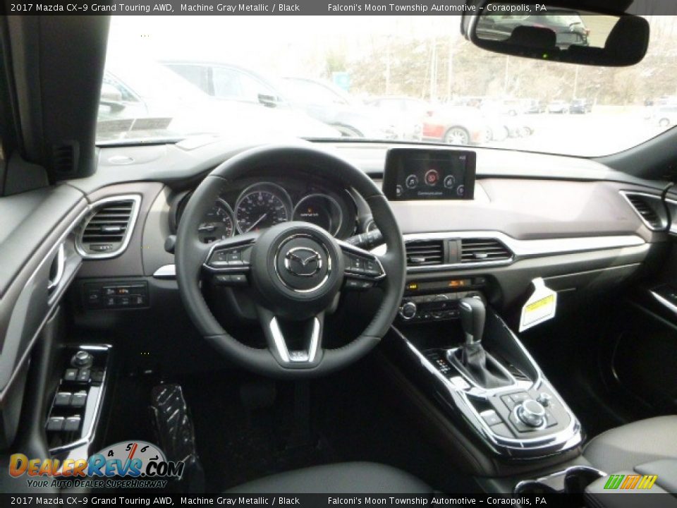 2017 Mazda CX-9 Grand Touring AWD Machine Gray Metallic / Black Photo #8