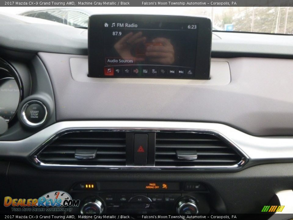 2017 Mazda CX-9 Grand Touring AWD Machine Gray Metallic / Black Photo #14