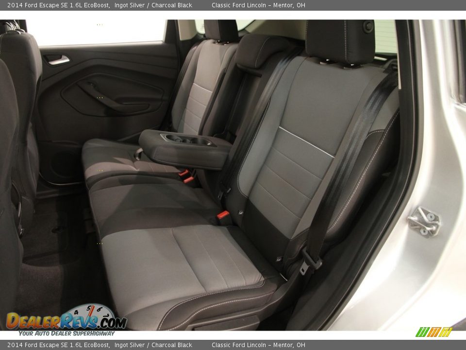 2014 Ford Escape SE 1.6L EcoBoost Ingot Silver / Charcoal Black Photo #16