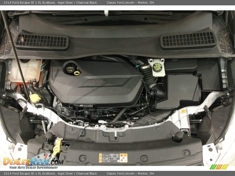 2014 Ford Escape SE 1.6L EcoBoost Ingot Silver / Charcoal Black Photo #18