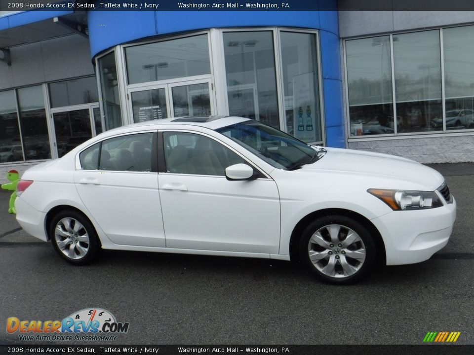 2008 Honda Accord EX Sedan Taffeta White / Ivory Photo #2
