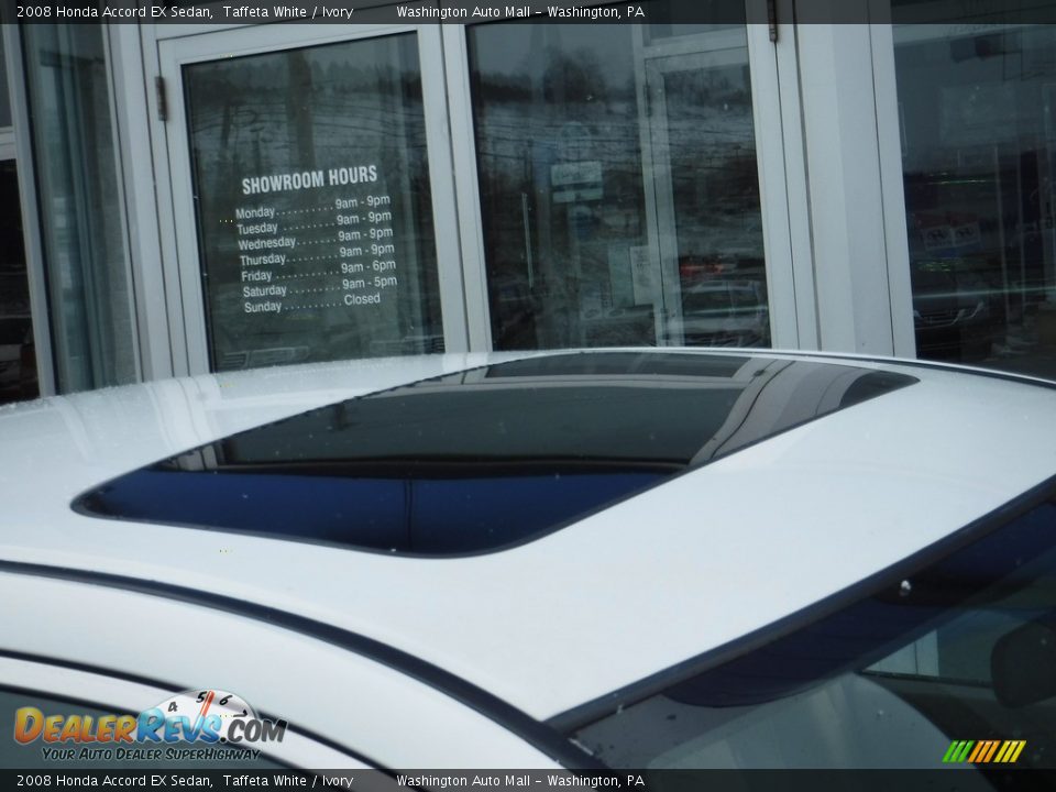2008 Honda Accord EX Sedan Taffeta White / Ivory Photo #4