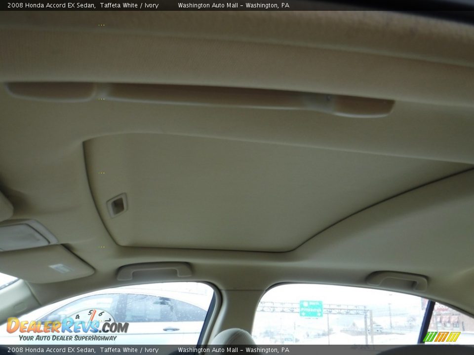 2008 Honda Accord EX Sedan Taffeta White / Ivory Photo #11