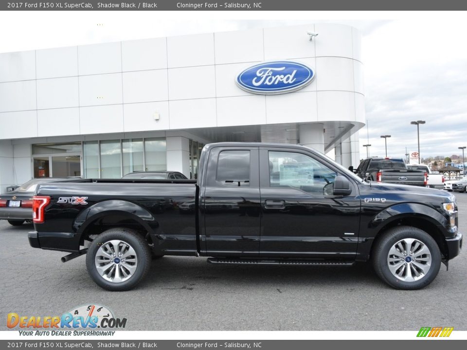 Shadow Black 2017 Ford F150 XL SuperCab Photo #2