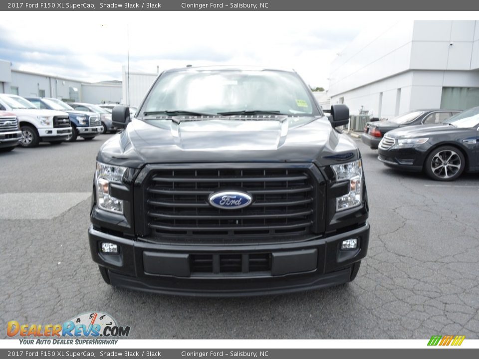 2017 Ford F150 XL SuperCab Shadow Black / Black Photo #4