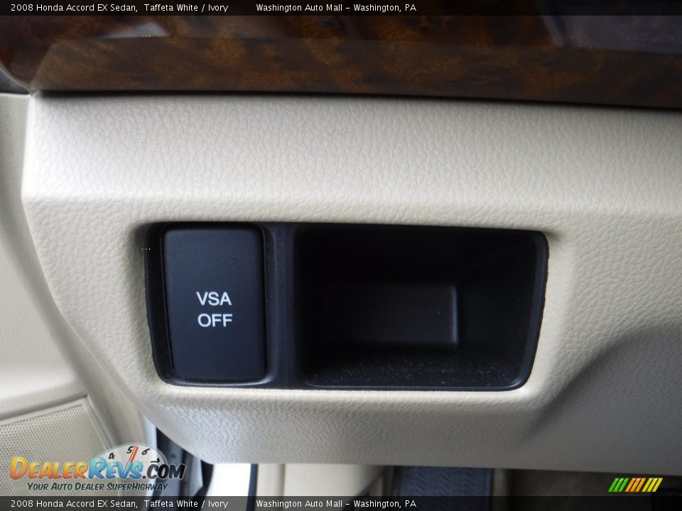 2008 Honda Accord EX Sedan Taffeta White / Ivory Photo #17