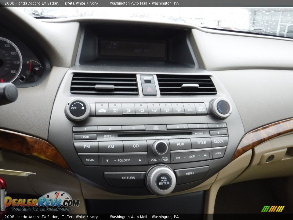 2008 Honda Accord EX Sedan Taffeta White / Ivory Photo #18