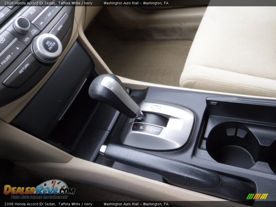 2008 Honda Accord EX Sedan Taffeta White / Ivory Photo #19