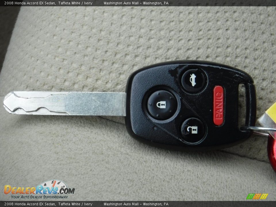 2008 Honda Accord EX Sedan Taffeta White / Ivory Photo #23