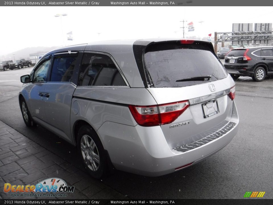 2013 Honda Odyssey LX Alabaster Silver Metallic / Gray Photo #7