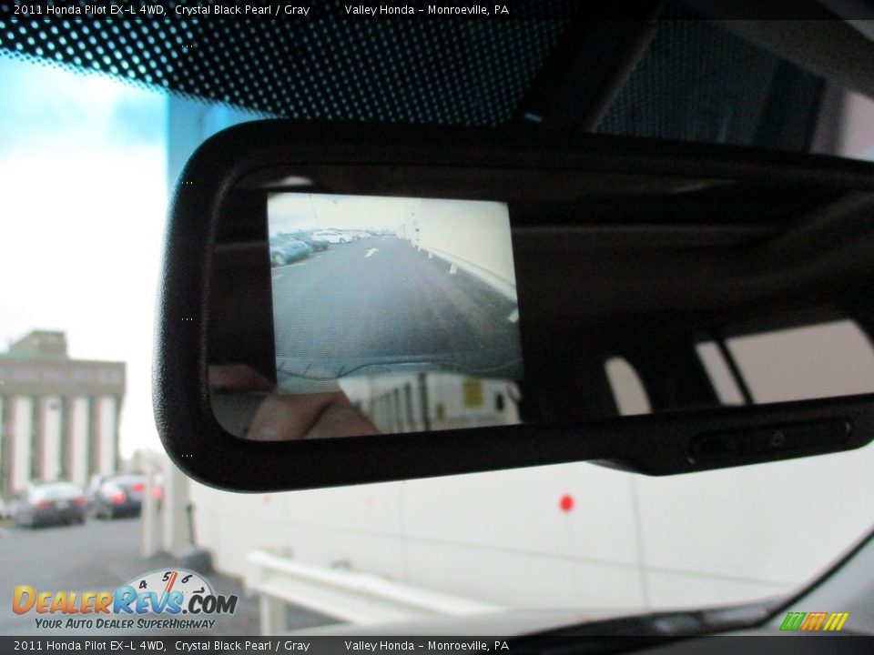 2011 Honda Pilot EX-L 4WD Crystal Black Pearl / Gray Photo #18