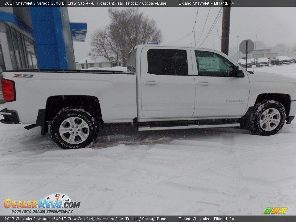 2017 Chevrolet Silverado 1500 LT Crew Cab 4x4 Iridescent Pearl Tricoat / Cocoa/­Dune Photo #1