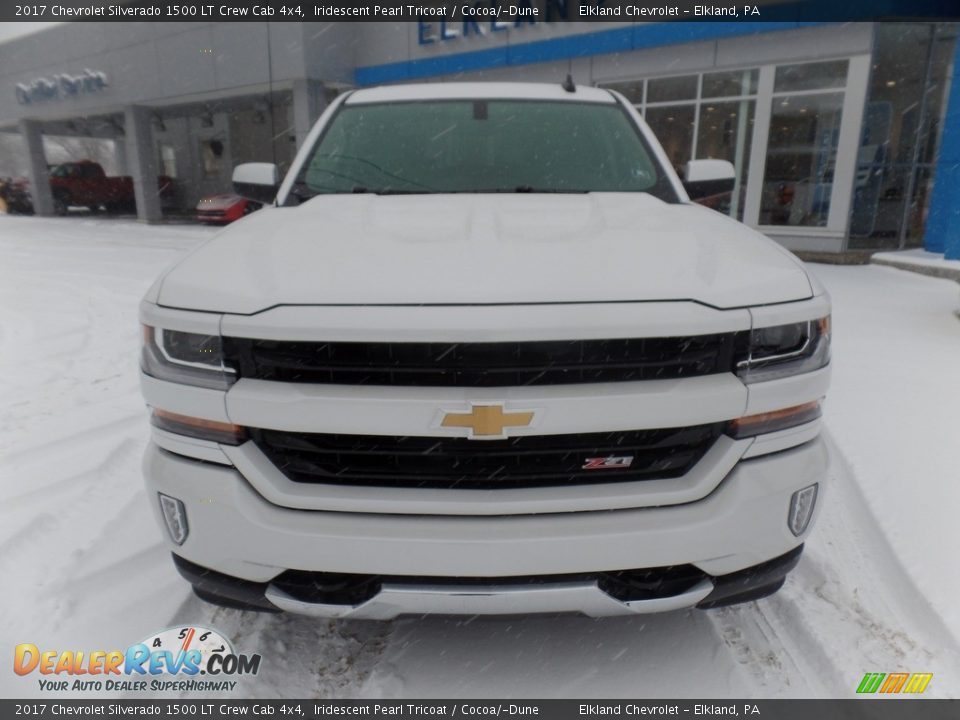 2017 Chevrolet Silverado 1500 LT Crew Cab 4x4 Iridescent Pearl Tricoat / Cocoa/­Dune Photo #3
