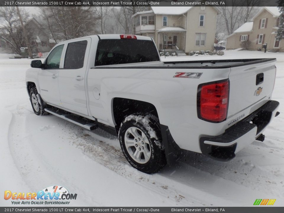 2017 Chevrolet Silverado 1500 LT Crew Cab 4x4 Iridescent Pearl Tricoat / Cocoa/­Dune Photo #6