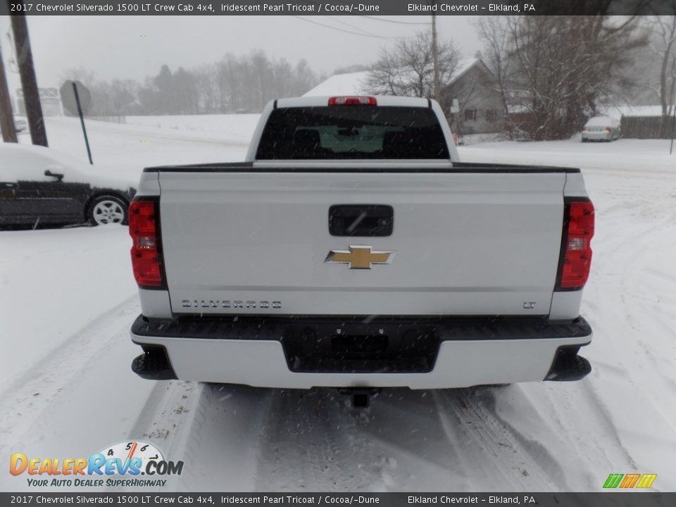 2017 Chevrolet Silverado 1500 LT Crew Cab 4x4 Iridescent Pearl Tricoat / Cocoa/­Dune Photo #7