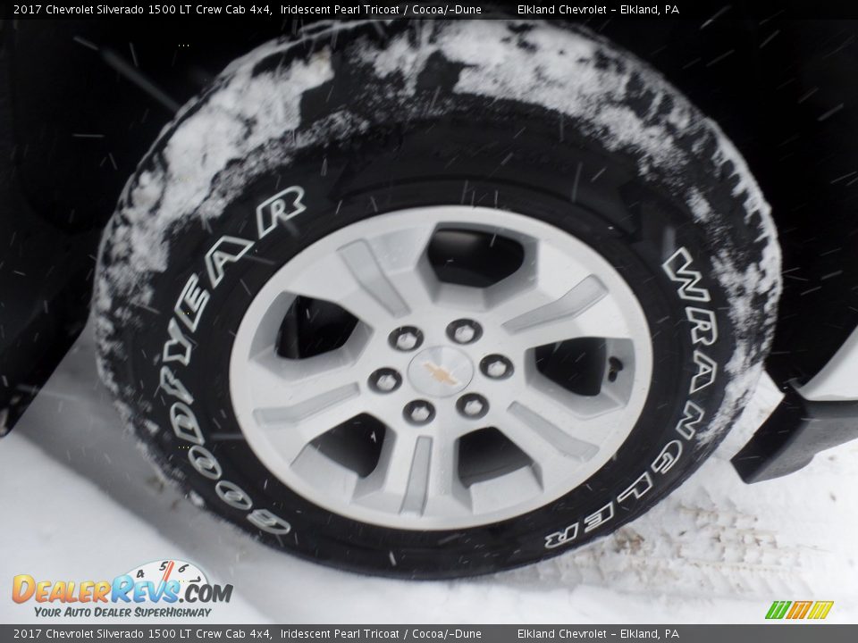 2017 Chevrolet Silverado 1500 LT Crew Cab 4x4 Iridescent Pearl Tricoat / Cocoa/­Dune Photo #9