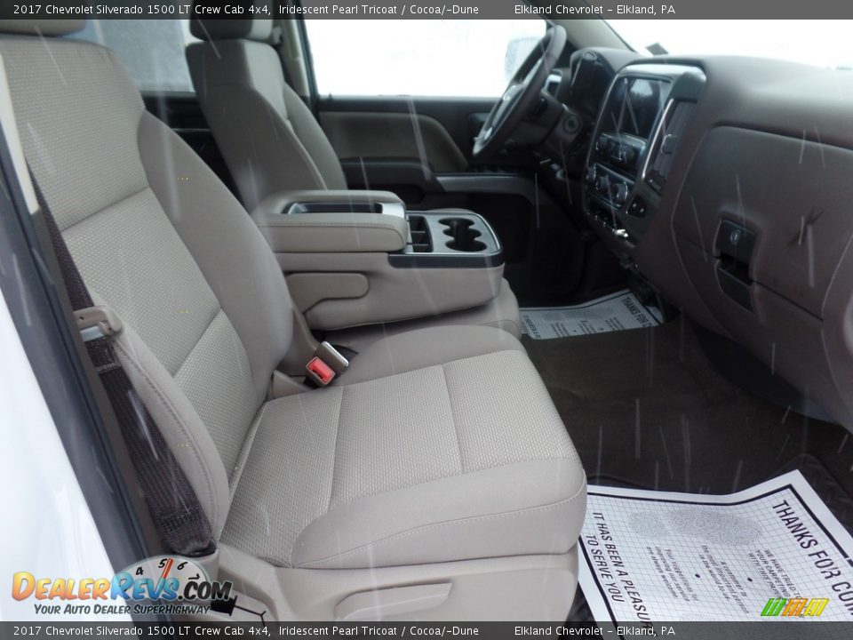 2017 Chevrolet Silverado 1500 LT Crew Cab 4x4 Iridescent Pearl Tricoat / Cocoa/­Dune Photo #13