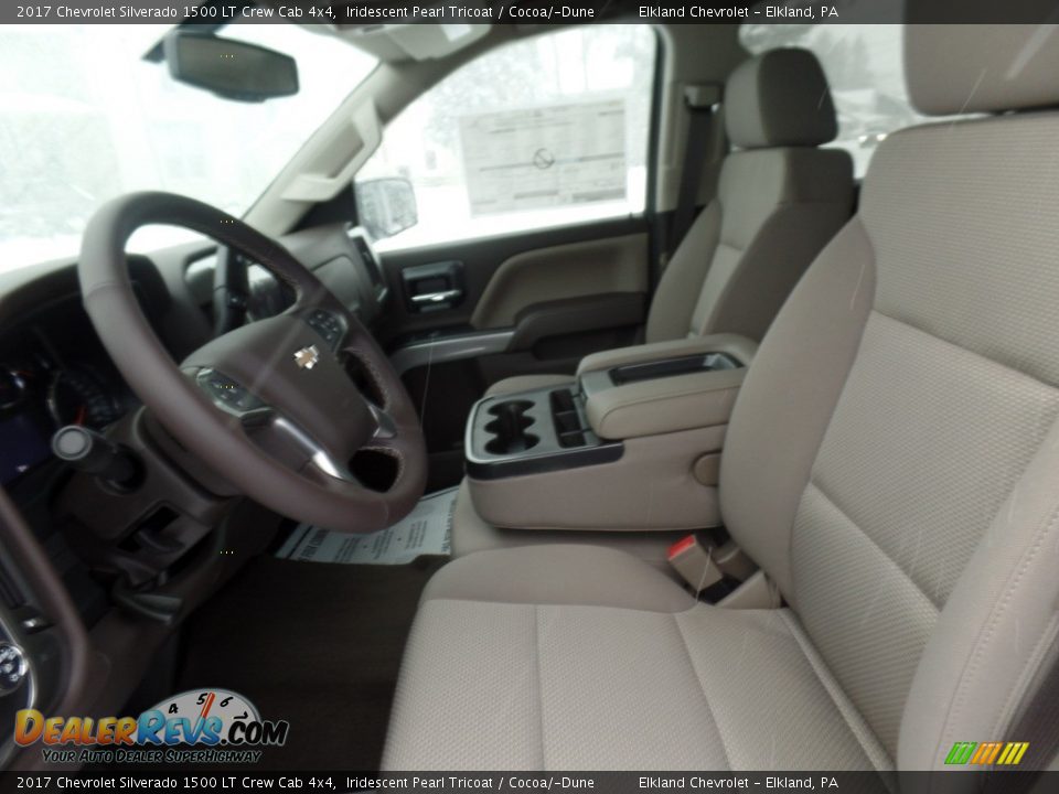 2017 Chevrolet Silverado 1500 LT Crew Cab 4x4 Iridescent Pearl Tricoat / Cocoa/­Dune Photo #20