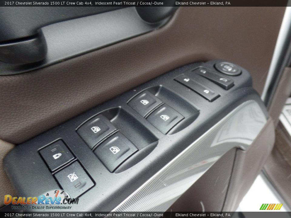 2017 Chevrolet Silverado 1500 LT Crew Cab 4x4 Iridescent Pearl Tricoat / Cocoa/­Dune Photo #21