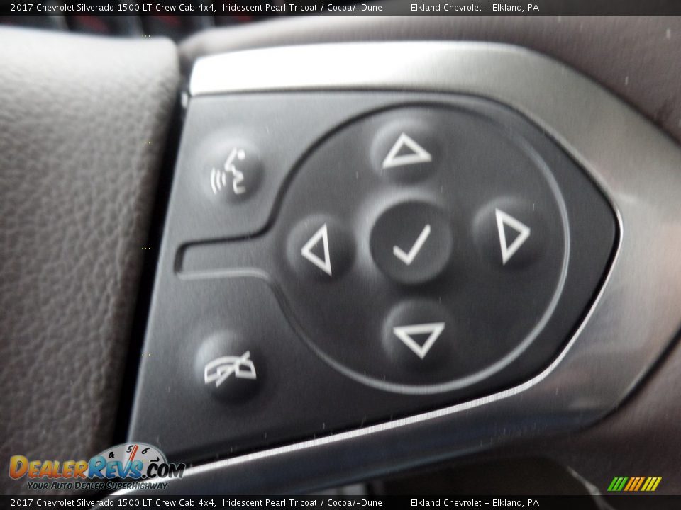 2017 Chevrolet Silverado 1500 LT Crew Cab 4x4 Iridescent Pearl Tricoat / Cocoa/­Dune Photo #26