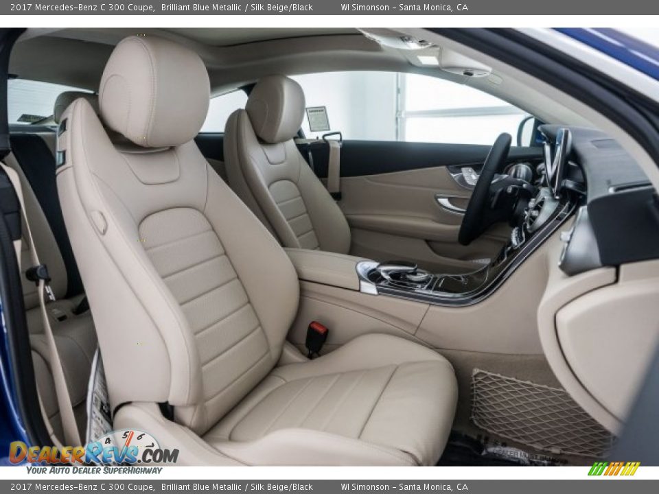 2017 Mercedes-Benz C 300 Coupe Brilliant Blue Metallic / Silk Beige/Black Photo #2