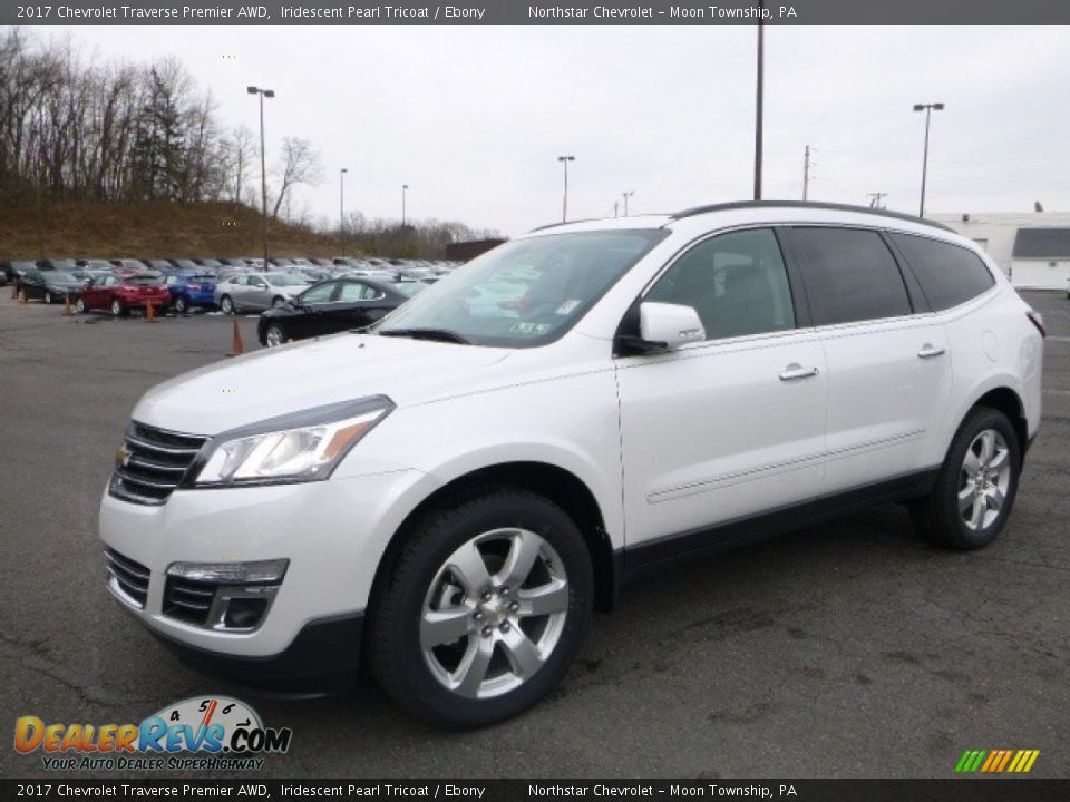 2017 Chevrolet Traverse Premier AWD Iridescent Pearl Tricoat / Ebony Photo #1