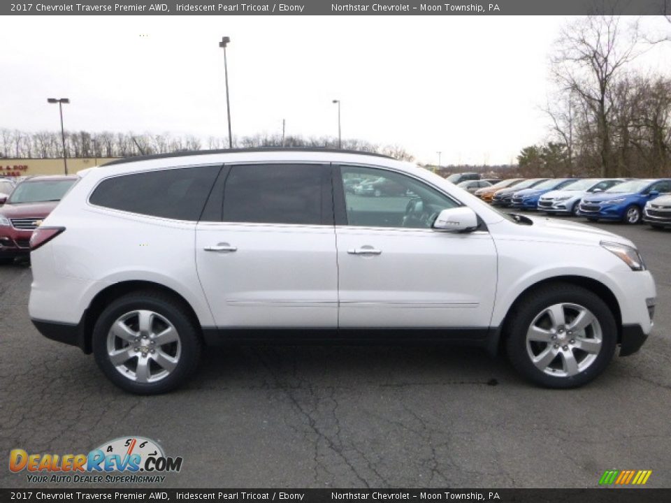 2017 Chevrolet Traverse Premier AWD Iridescent Pearl Tricoat / Ebony Photo #6
