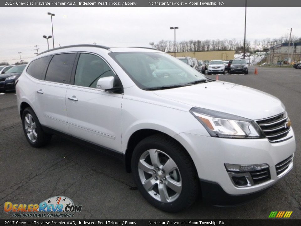 2017 Chevrolet Traverse Premier AWD Iridescent Pearl Tricoat / Ebony Photo #7