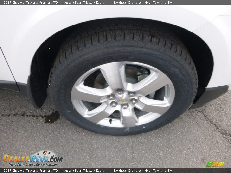 2017 Chevrolet Traverse Premier AWD Iridescent Pearl Tricoat / Ebony Photo #9