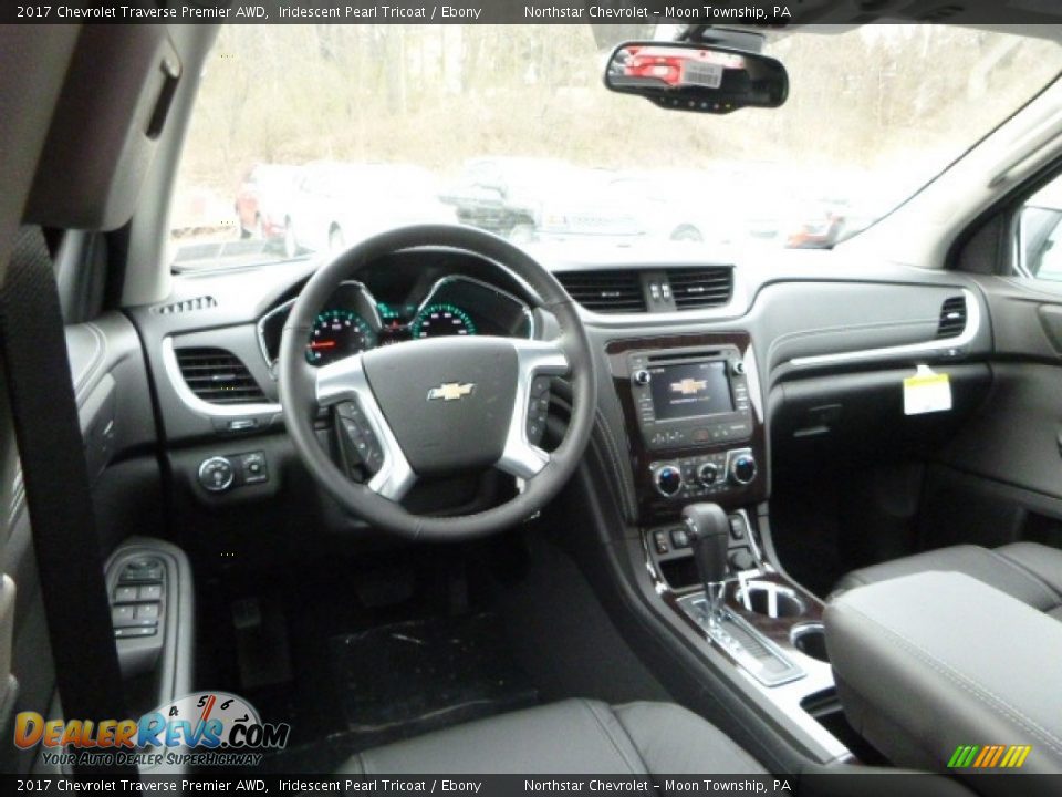 2017 Chevrolet Traverse Premier AWD Iridescent Pearl Tricoat / Ebony Photo #14