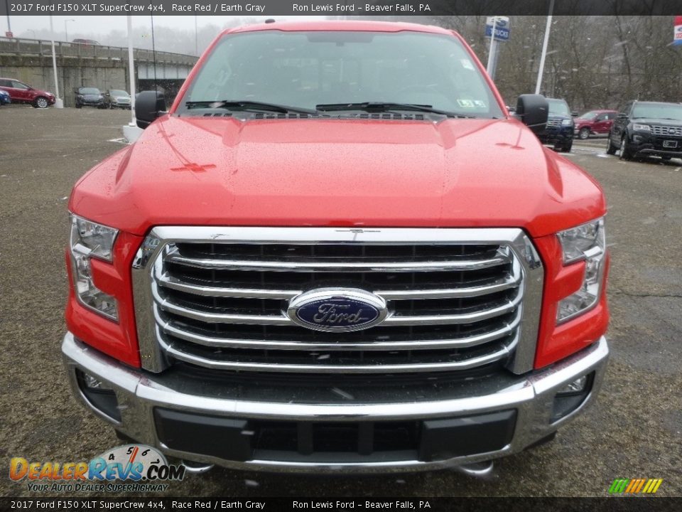 2017 Ford F150 XLT SuperCrew 4x4 Race Red / Earth Gray Photo #7