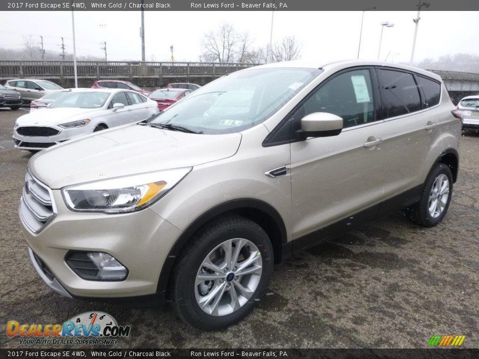 2017 Ford Escape SE 4WD White Gold / Charcoal Black Photo #7